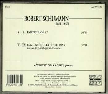 CD Robert Schumann: (1810-1856)   Fantasie Op.17 Davidsbundlertanze  Op. 6 