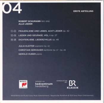 11CD/Coffret Robert Schumann: Alle Lieder