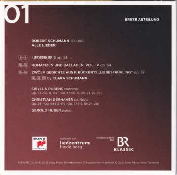 11CD/Coffret Robert Schumann: Alle Lieder