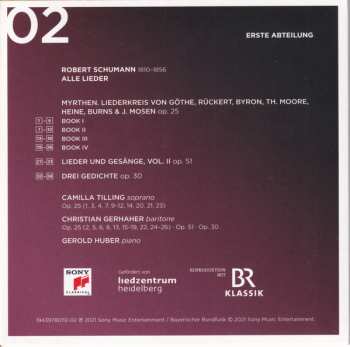 11CD/Coffret Robert Schumann: Alle Lieder