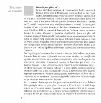 CD Robert Schumann: Concertos Pour Violoncelle / Pour Piano 