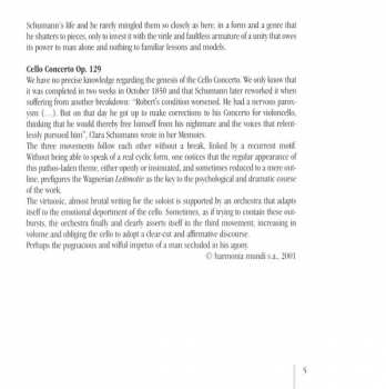 CD Robert Schumann: Concertos Pour Violoncelle / Pour Piano 