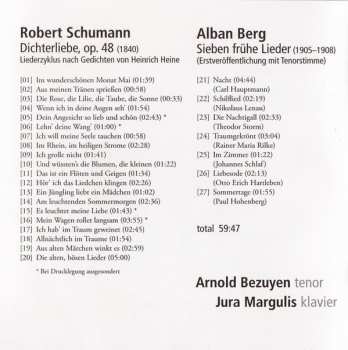 CD Robert Schumann: Dichterliebe / Sieben Frühe Lieder