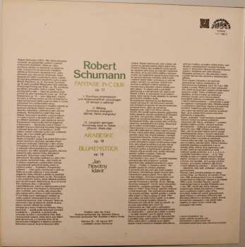 LP Robert Schumann: Fantasie In C Dur / Arabeske / Blumenstück