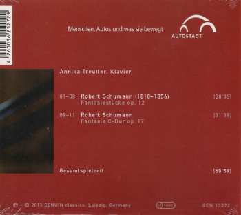 CD Robert Schumann: Fantasiestücke Op. 12 & Fantasie C-Dur Op.  17