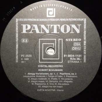 LP Robert Schumann: Abegg-Variationen, Op.1 / Papillons, Op.2 / Davidbündlertänze, Op.6