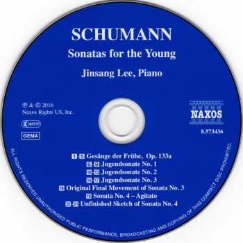 CD Robert Schumann: Sonatas For The Young