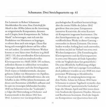 CD Robert Schumann: String Quartets, Op. 41