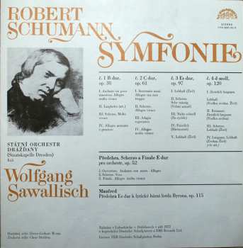 3LP/Coffret Robert Schumann: Symfonie / Předehra, Scherzo A Finale E Dur / Manfred (3xLP+ BOOKLET+BOX)