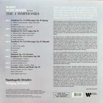 4LP Robert Schumann: The Four Symphonies / Overture, Scherzo And Finale / Manfred-Overture