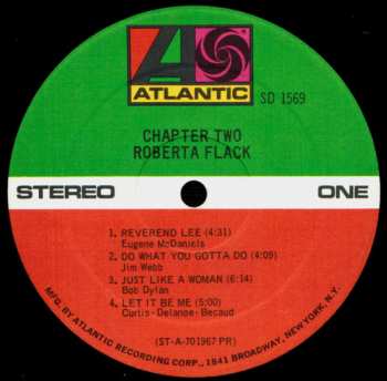 LP Roberta Flack: Chapter Two