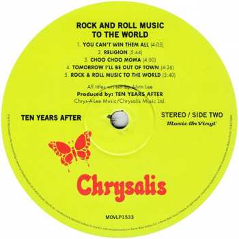 LP Ten Years After: Rock & Roll Music To The World