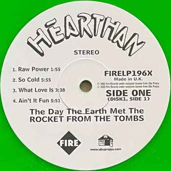 2LP Rocket From The Tombs: The Day The Earth Met The... (Live From Punk Ground Zero, Cleveland 1975) CLR | LTD