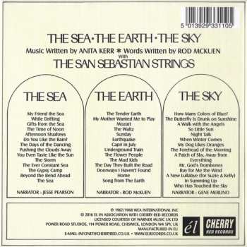 3CD/Coffret Rod McKuen: The Sea · The Earth · The Sky