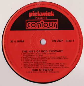 LP Rod Stewart: The Hits Of Rod Stewart