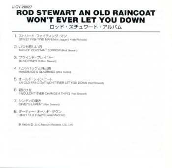 CD Rod Stewart: An Old Raincoat Won't Ever Let You Down