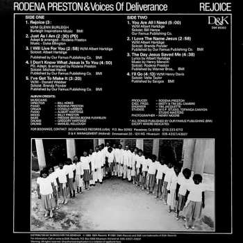 LP Rodena Preston & The Voices Of Deliverance: Rejoice