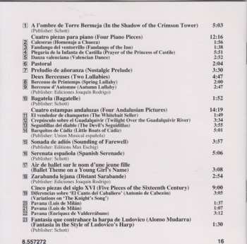 CD Joaquín Rodrigo: Piano Music - Four Andalusian Pictures, Five Pieces Of The Sixteenth Century