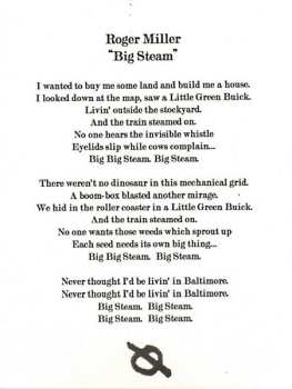 SP Roger Miller: Big Steam / Dream Interpretation