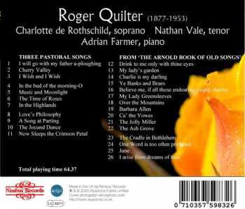 CD Roger Quilter: Songs Volume 3