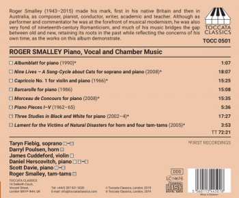 CD Roger Smalley: Piano, Vocal And Chamber Music