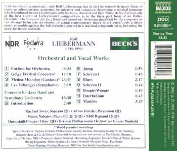 CD The NDR Big Band: Concerto For Jazz Band And Symphony Orchestra • Medea-Monolg (Cantata) • Furioso For Orchestra