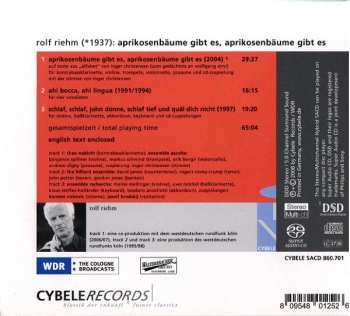 SACD The Hilliard Ensemble: Aprikosenbäume Gibt Es, Aprikosenbäume Gibt Es