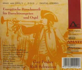 CD Rolf Schweizer: Europäische Barockmusik für Barocktrompeten und Orgel