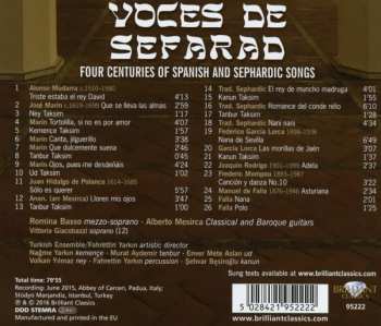 CD Romina Basso: Voces De Sefarad (Four Centuries Of Spanish And Sephardic Songs)
