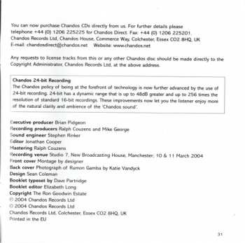 CD BBC Philharmonic: The Film Music Of Ron Goodwin