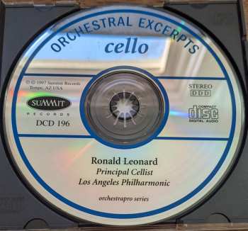 CD Ron Leonard: Orchestral Excerpts For Cello With Spoken Commentary