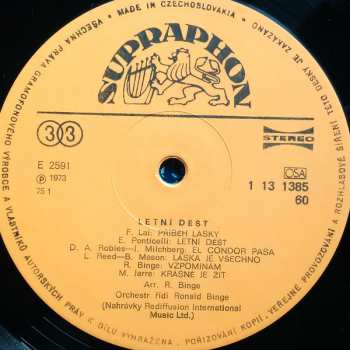 LP Ronald Binge & His Orchestra: Letní Déšť