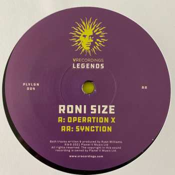 LP Roni Size: Operation X / Synction