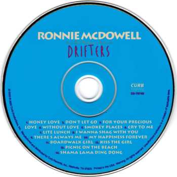 CD Ronnie McDowell: Ronnie McDowell With Bill Pinkney's Original Drifters