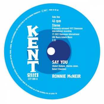 SP Ronnie McNeir: Say You