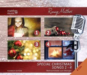 4CD Ronny Matthes: Special Christmas Songs (1-4)-playback/karaoke