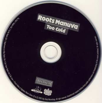 CD Roots Manuva: Too Cold