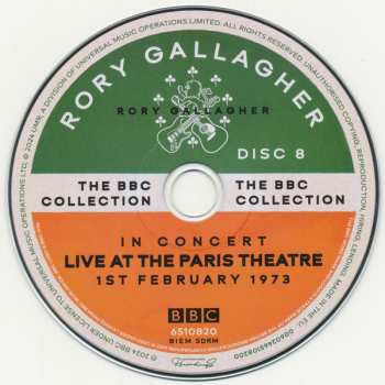 18CD/Coffret/2Blu-ray Rory Gallagher: The BBC Collection DLX