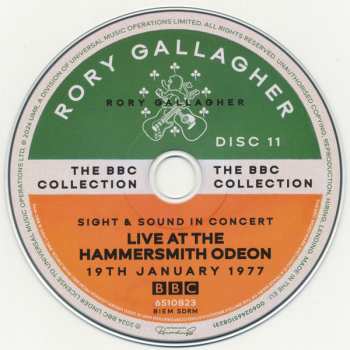 18CD/Coffret/2Blu-ray Rory Gallagher: The BBC Collection DLX