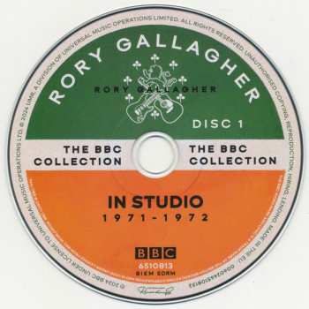 18CD/Coffret/2Blu-ray Rory Gallagher: The BBC Collection DLX