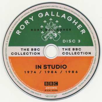 18CD/Coffret/2Blu-ray Rory Gallagher: The BBC Collection DLX