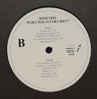 LP/CD Rosendo: Para Mal O Para Bien
