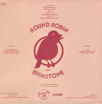 LP Round Robin And Brimstone: Round Robin And Brimstone LTD