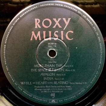 CD Roxy Music: Avalon - Limited Edition