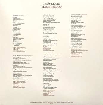 LP Roxy Music: Flesh + Blood