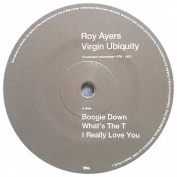 2LP Roy Ayers: Virgin Ubiquity (Unreleased Recordings 1976-1981)