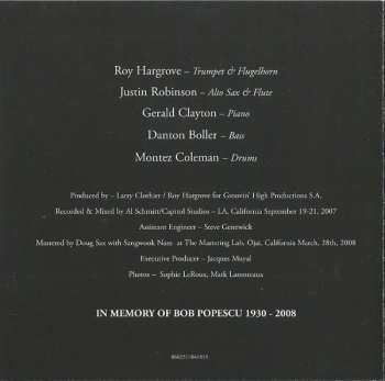 CD Roy Hargrove Quintet: Earfood