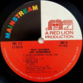 CD Roy Haynes: Hip Ensemble