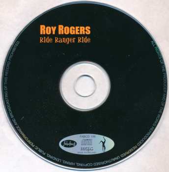 CD Roy Rogers: Ride Ranger Ride