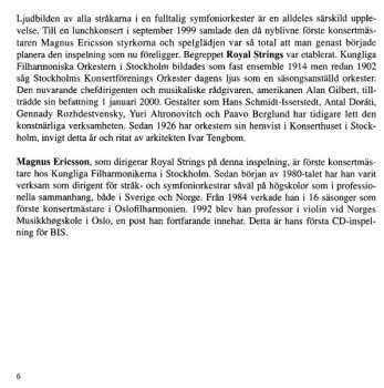 CD Kungliga Filharmonikernas Stråkar: Nordic Light